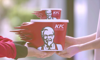 KFC’den şanına yakışan ‘hız’ temalı tasarım