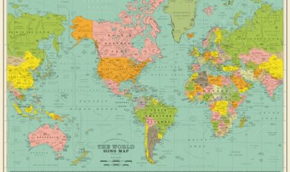 Dünya şarkı haritası hazırlandı