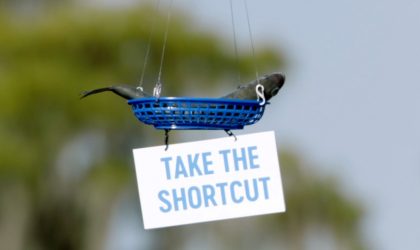 Balık tutmak isteyenlere drone kısa yolu
