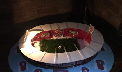 Noble’ın oğlu West Ham’ın stadının maketini yaptı