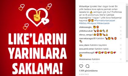 KFC Türkiye takipçilerinin emin ellerinde