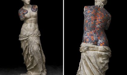 Dövmeli antik heykeller