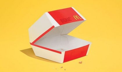 McDonald’s’ın yeni reklamında yiyecekler yok edildi