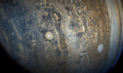 NASA, Jüpiter’in yeni görüntülerini paylaştı