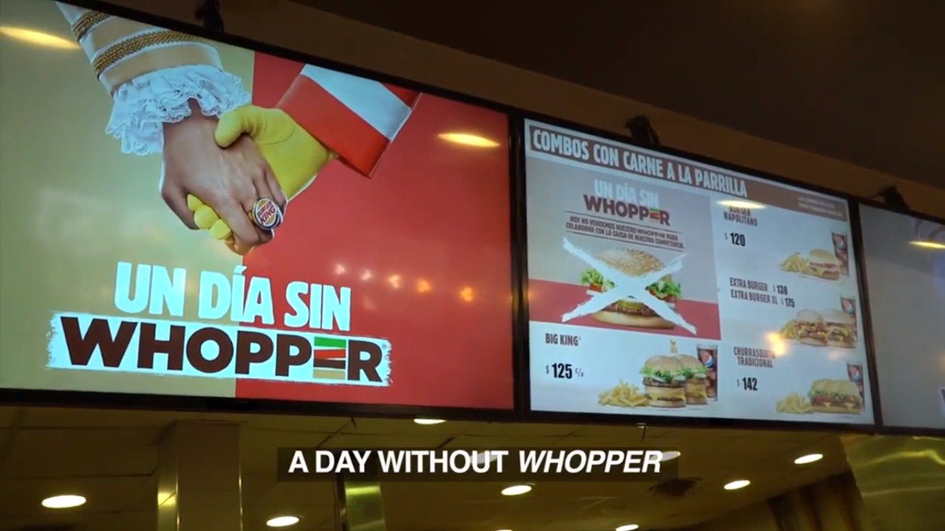 Burger King’den en büyük rakibi McDonald’s’a destek