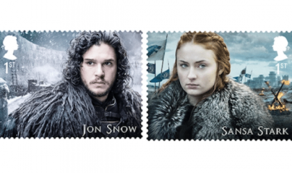 Game of Thrones temalı posta pulları