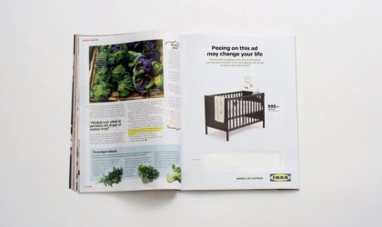 IKEA, reklam ilanlarını gebelik testine çevirdi