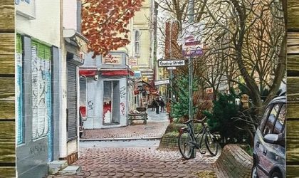 Berlin sokakları çizimlerle yeniden canlandı