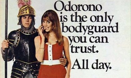 Vintage deodorant reklamları nasıl görünüyordu?