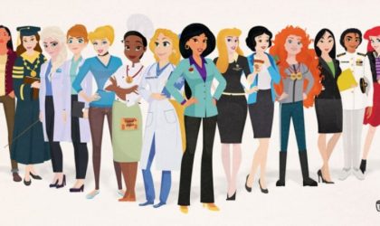Çizer Disney prenseslerini kariyer kadınlarına dönüştürdü