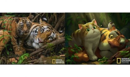 National Geographic fotoğrafları tatlı çizimlerle yeniden canlanıyor